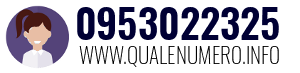 Numero di telefono 0953022325 0953022325