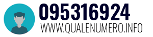 Numero di telefono 095316924 095316924