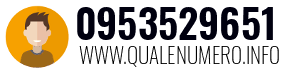 Numero di telefono 0953529651 0953529651