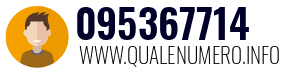 Numero di telefono 095367714 095367714