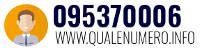 Numero di telefono 095370006 095370006