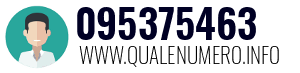 Numero di telefono 095375463 095375463