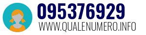 Numero di telefono 095376929 095376929