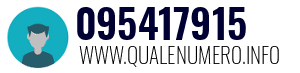 Numero di telefono 095417915 095417915