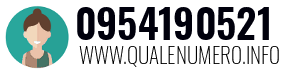Numero di telefono 0954190521 0954190521