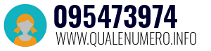 Numero di telefono 095473974 095473974
