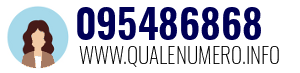 Numero di telefono 095486868 095486868
