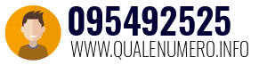 Numero di telefono 095492525 095492525