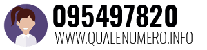 Numero di telefono 095497820 095497820