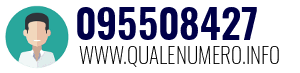 Numero di telefono 095508427 095508427