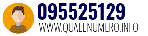 Numero di telefono 095525129 095525129