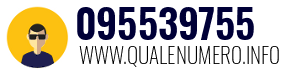Numero di telefono 095539755 095539755