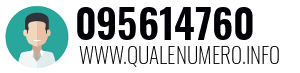 Numero di telefono 095614760 095614760