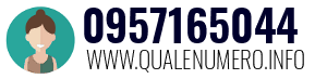 Numero di telefono 0957165044 0957165044