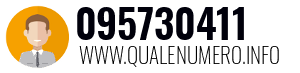 Numero di telefono 095730411 095730411