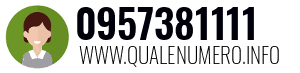 Numero di telefono 0957381111 0957381111
