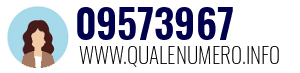 Numero di telefono 09573967 09573967