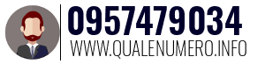 Numero di telefono 0957479034 0957479034
