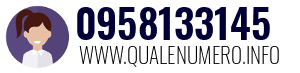 Numero di telefono 0958133145 0958133145
