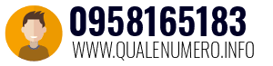 Numero di telefono 0958165183 0958165183