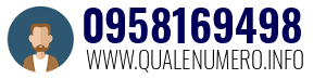 Numero di telefono 0958169498 0958169498