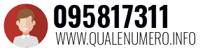 Numero di telefono 095817311 095817311