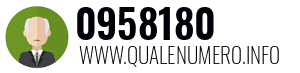 Numero di telefono 0958180 0958180