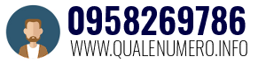 Numero di telefono 0958269786 0958269786