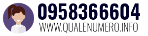 Numero di telefono 0958366604 0958366604