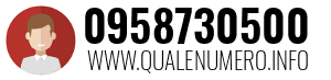 Numero di telefono 0958730500 0958730500