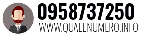 Numero di telefono 0958737250 0958737250