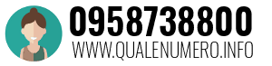 Numero di telefono 0958738800 0958738800