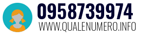 Numero di telefono 0958739974 0958739974