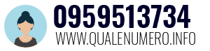 Numero di telefono 0959513734 0959513734