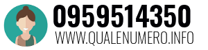 Numero di telefono 0959514350 0959514350