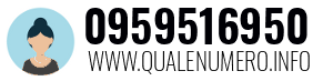 Numero di telefono 0959516950 0959516950