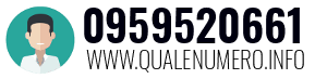Numero di telefono 0959520661 0959520661