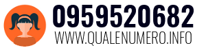 Numero di telefono 0959520682 0959520682