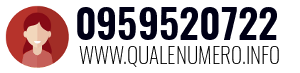 Numero di telefono 0959520722 0959520722