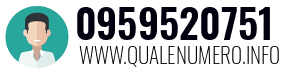 Numero di telefono 0959520751 0959520751