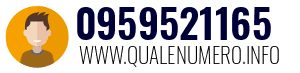 Numero di telefono 0959521165 0959521165