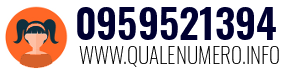 Numero di telefono 0959521394 0959521394