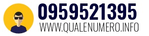 Numero di telefono 0959521395 0959521395