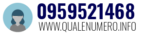 Numero di telefono 0959521468 0959521468