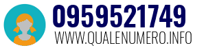 Numero di telefono 0959521749 0959521749