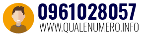 Numero di telefono 0961028057 0961028057