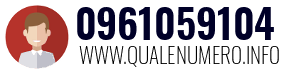 Numero di telefono 0961059104 0961059104