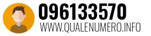 Numero di telefono 096133570 096133570