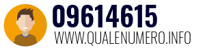 Numero di telefono 09614615 09614615