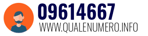 Numero di telefono 09614667 09614667